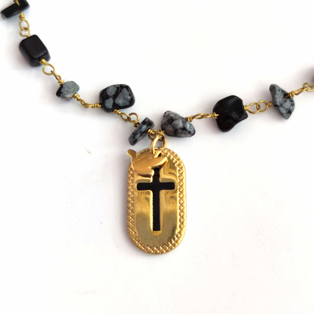 colgante-cruz-medalla-baño-oro-joyería-bisutería-religiosa-cristiana-católica-paloma-espíritu santo-Ocean Su